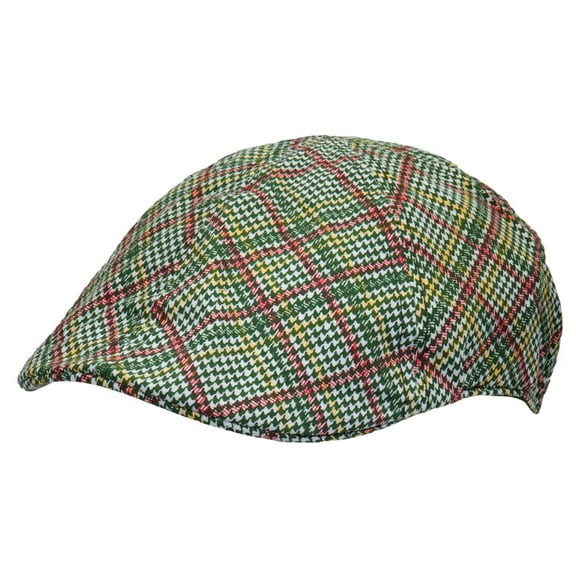 Bob Marley - Plaid Rasta Driving Cap - Large/X-Large