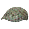 thumbnail image 1 of Bob Marley - Plaid Rasta Driving Cap - Small/Medium, 1 of 2