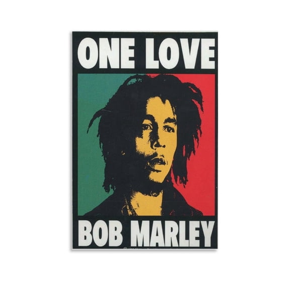 Bob Marley Poster 3 Room Aesthetic Poster Print Art Wall Painting Canvas Posters Gifts Modern Bedroom Decor 12x18inch(30x45cm)