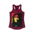 thumbnail image 1 of Bob Marley Racerback Tank Top Shirt Fitness Fashion Party Yoga Tank Top, 1 of 2