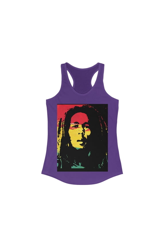 Bob Marley Racerback Tank Top Shirt Fitness Fashion Party Yoga Tank Top