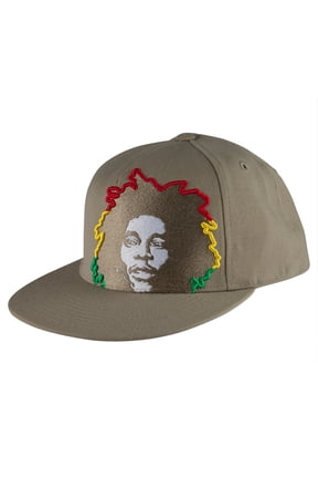 - Rasta Hair Tan Fitted Baseball Cap - 7 3/8