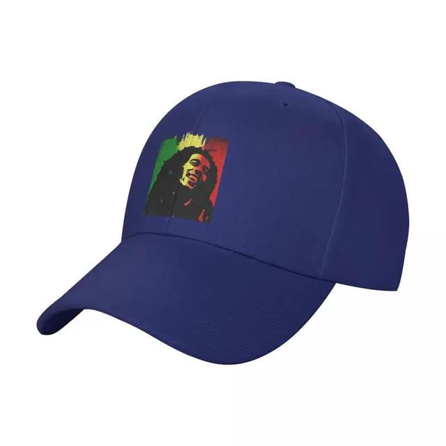 Bob-Marley Reggae Music Cap Men Women Fitted Jamaican Hats Trucker