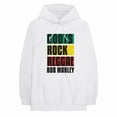 thumbnail image 1 of Men's Bob Marley RRR Block Hoodie Hooded Sweatshirt X-Large White, 1 of 1