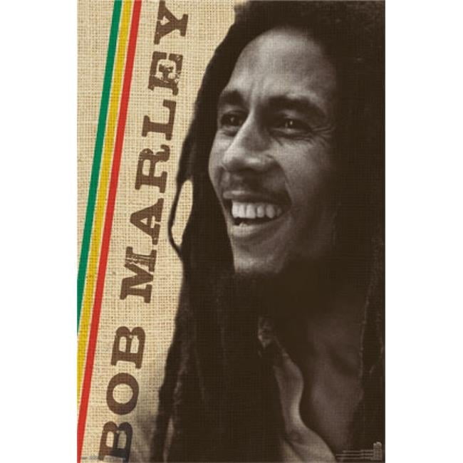 Bob Marley Smile Poster Print