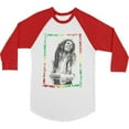 thumbnail image 1 of Bob Marley - Songs Frame Juniors 3/4 Sleeve Raglan, 1 of 1
