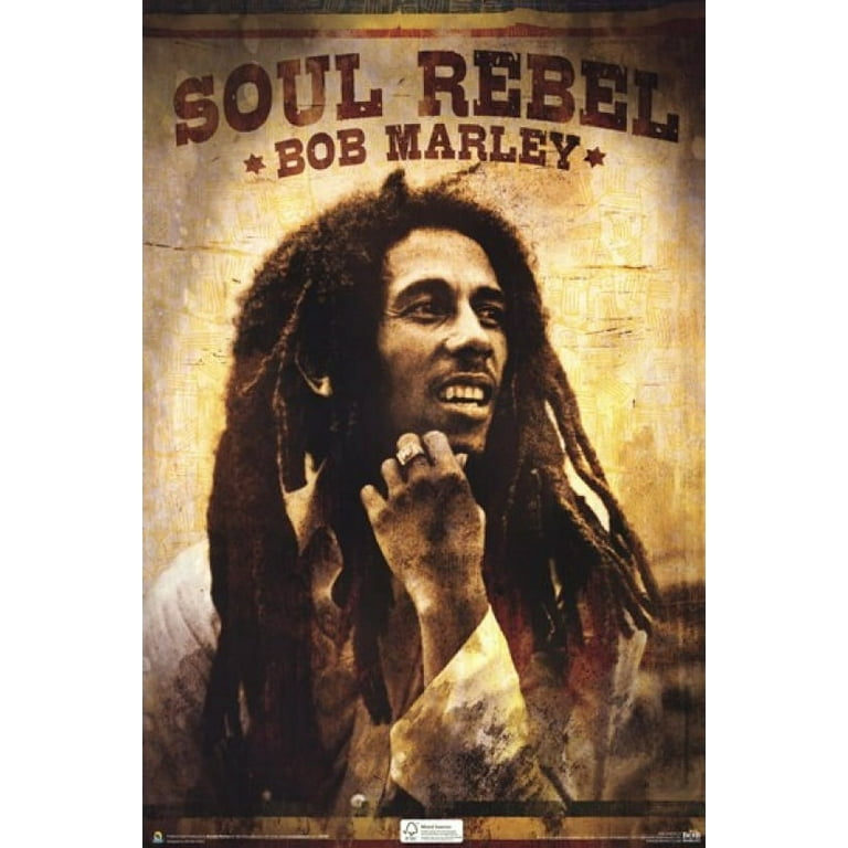 Bob Marley Poster Bob Marley Banner Bob Marley Print Wall Art Home- No Frame