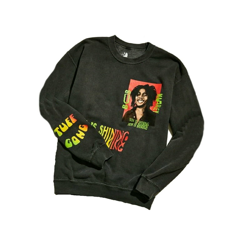 Bob Marley Officially Licensed Men's Crew Neck Sweatshirt Bob Marley Officially Licensed Men's Crew Neck Sweatshirt
