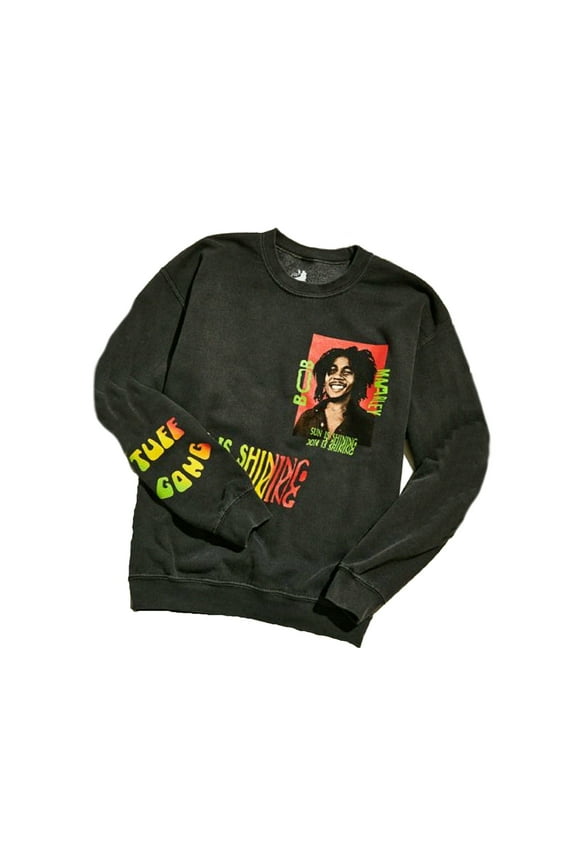 Bob Marley Sun is Shining Men's Crew Neck Sweatshirt