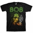 thumbnail image 1 of Bob Marley T Shirt Jamaican Colours Logo Official Mens New Black, 1 of 3