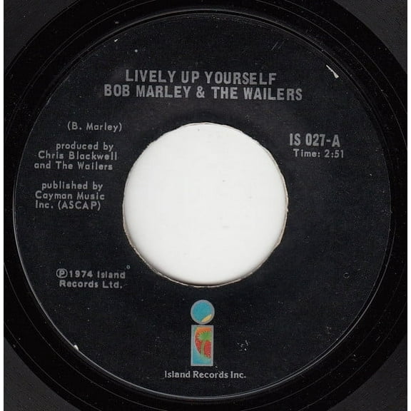 Bob Marley & The Wailers  Lively Up Yourself / So Jah Seh (7" 45RPM Vinyl) (New)