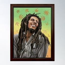 90'sヴィンテージ ブラックライトポスター BOB MARLEY COLORS Vintage Bob Marley Felt Neon Blacklight Poster, 1981, Roots