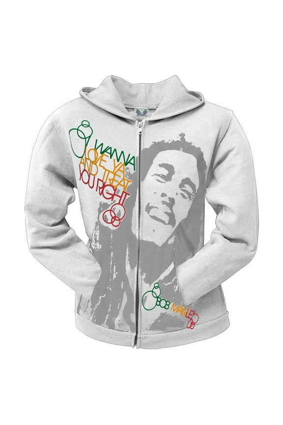 - Treat You Right Juniors Hoodie - Small