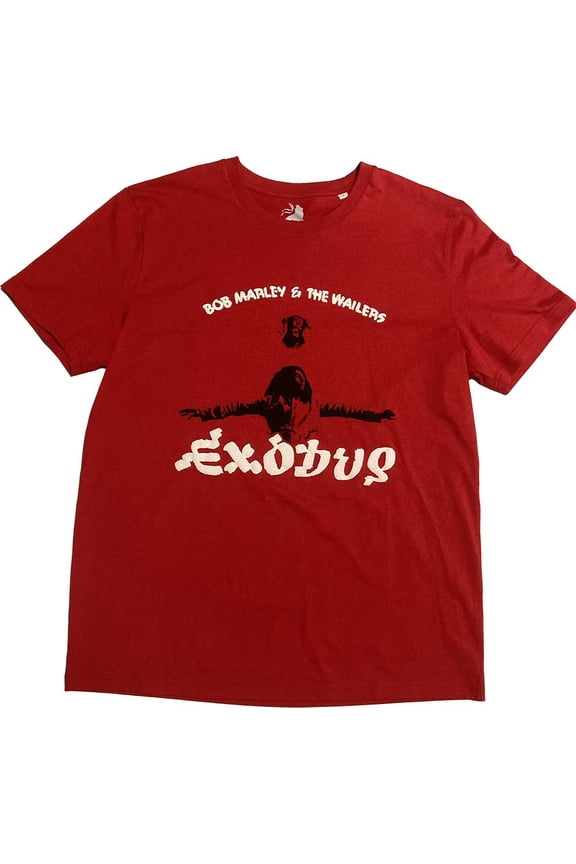 Bob Marley Unisex Hi-Build T-Shirt: Exodus Arms Outstretched (Hi-Build)