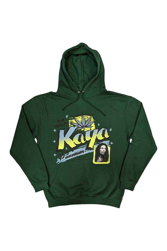Bob Marley Unisex Pullover Hoodie: Kaya (Large)