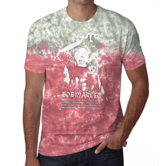 Bob Marley Unisex T-Shirt Exodus Playlist (Wash Collection) (Small)