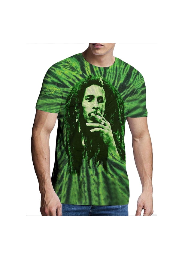 Bob Marley Unisex T-Shirt Smoke (Wash Collection) (XX-Large)