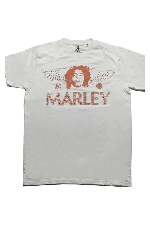 Bob Marley Unisex T-Shirt Wings (Diamante) (X-Large)