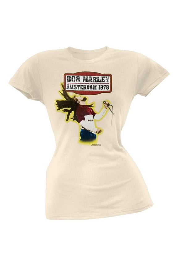 Women's Juniors Amsterdam Tan Short Sleeve T Shirt