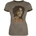 thumbnail image 1 of Bob Marley Women's Juniors Bob Ringer Short Sleeve T Shirt, 1 of 1