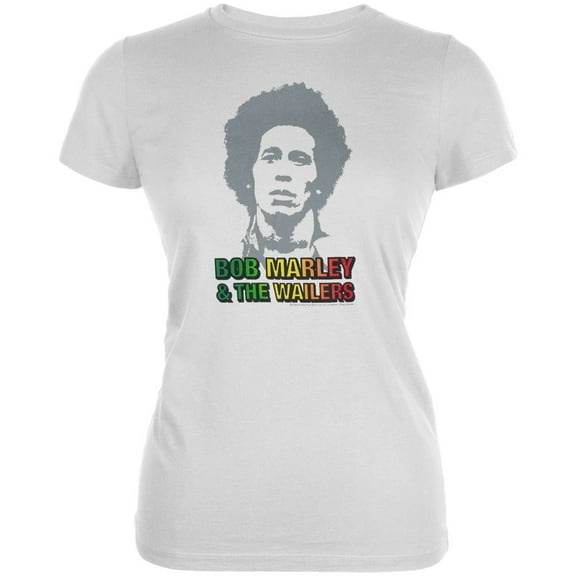 Bob Marley Women's Juniors Bob Wailers Short Sleeve T Shirt