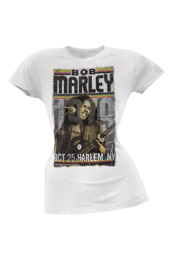 Women's Juniors Harlem Poster Short Sleeve T Shirt