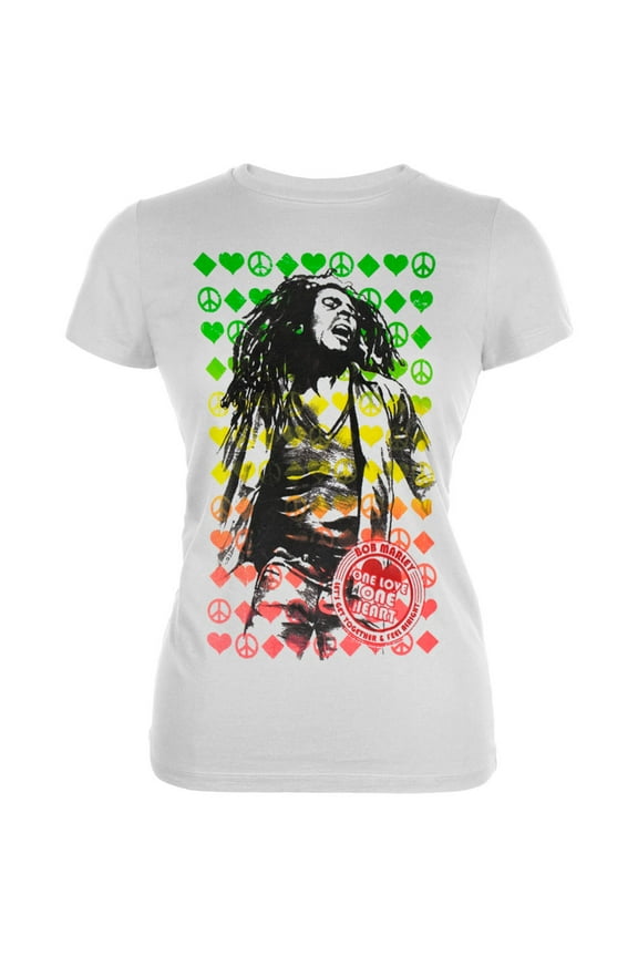 Women's Juniors One Love Label Short Sleeve T Shirt