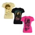 thumbnail image 1 of Bob Marley Women's Juniors Set Three 3 Piece Short Sleeve T Shirt Combo, 1 of 1