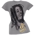 thumbnail image 1 of Bob Marley Women's Juniors Smile Short Sleeve T Shirt, 1 of 1