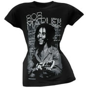 Bob Marley Womens Juniors Stir It Up Short Sleeve T Shirt