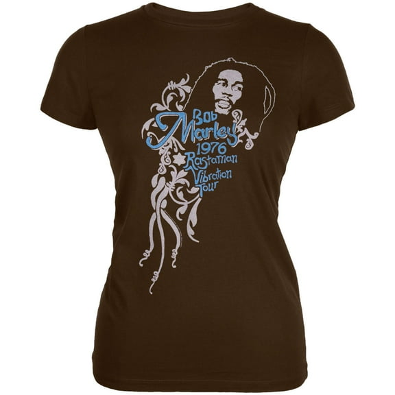 Bob Marley Women's Juniors Vibration Sheer Short Sleeve T Shirt