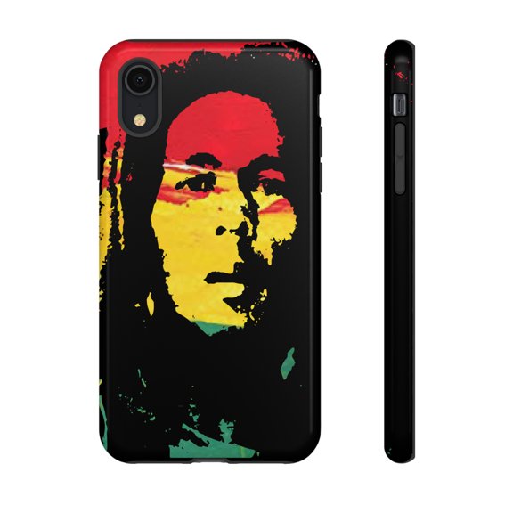 Bob Marley iPhone 15 Case-iPhone-iPhone Case-Rasta Colors iPhone Case