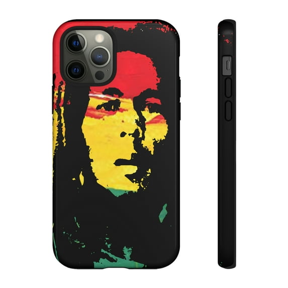 Bob Marley iPhone 15 Case-iPhone-iPhone Case-Rasta Colors iPhone Case