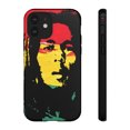 thumbnail image 1 of Bob Marley iPhone 15 Case-iPhone-iPhone Case-Rasta Colors iPhone Case, 1 of 1