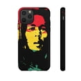 thumbnail image 1 of Bob Marley iPhone 15 Case-iPhone-iPhone Case-Rasta Colors iPhone Case, 1 of 1