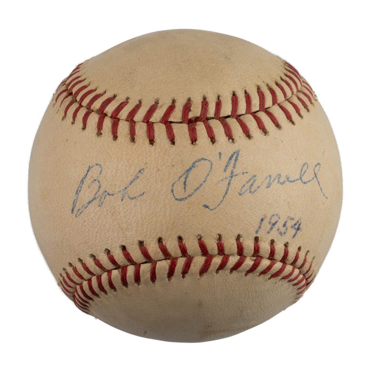 Bob O'Farrell Single Signed Baseball 1926 St. Louis Cardinals W.S