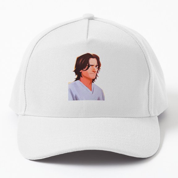 Bob Portrait Thunderbolt Baseball Cap, Character Portrait Graphic Design, Classic Hat