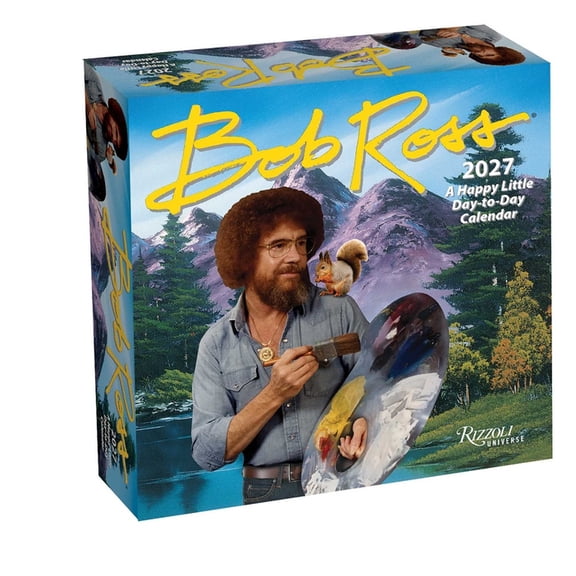 Bob Ross 2027 Day-To-Day Calendar, (Paperback)