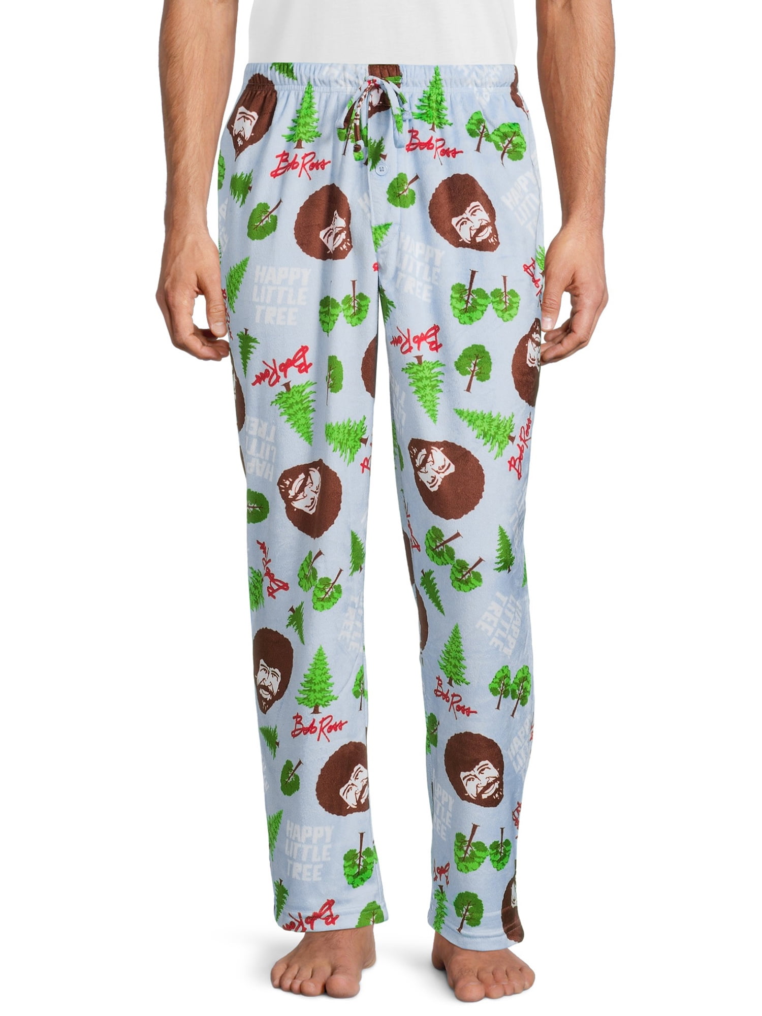 Bob Ross, Adult Mens, Pajamas Sleep Pants, Sizes SXL