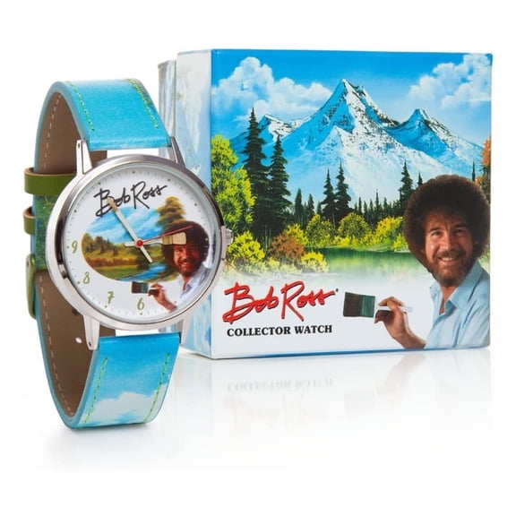 Bob Ross Analog Watch Mighty Mojo Retro Collectors Pop Culture Gift