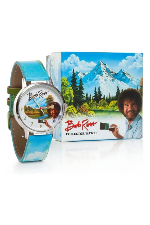 Bob Ross Analog Watch Mighty Mojo Retro Collectors Pop Culture Gift