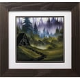 thumbnail image 1 of Bob Ross "Cabin in the Woods" CUSTOM FRAMED ART Generic, 1 of 3