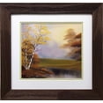 thumbnail image 1 of Bob Ross "Calm Riverside" CUSTOM FRAMED ART Generic, 1 of 4