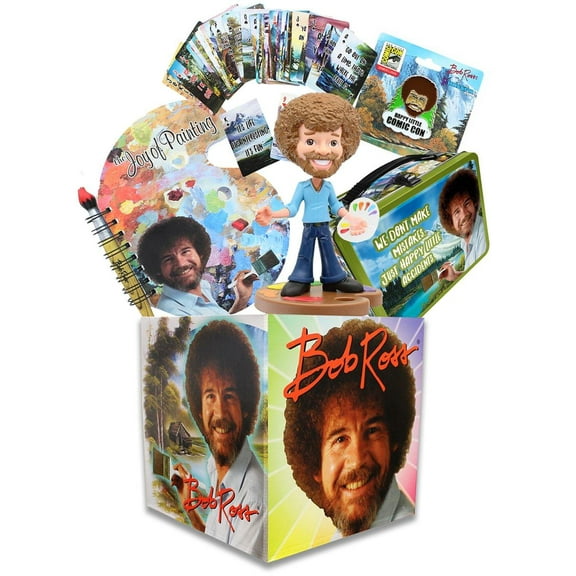 Bob Ross Collectibles | Looksee Collector's Box | Pin | Lunch Box | More