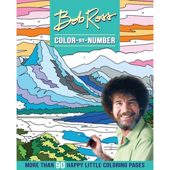 Pre-Owned Bob Ross Color-By-Number (Paperback) by Editors of Thunder Bay Press