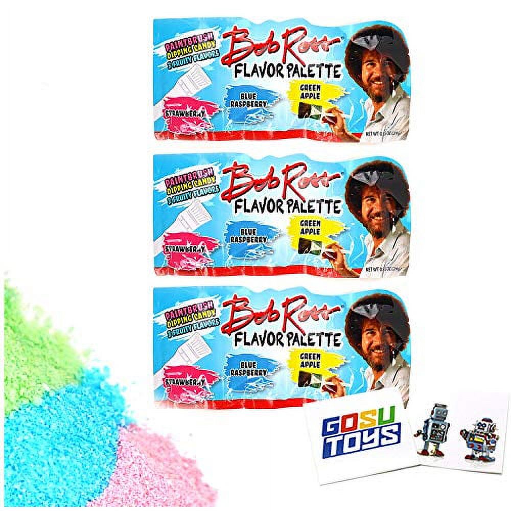 Bob Ross Flavor Palette (3 Pack) Paintbrush Dipping Candy 3 Fruity