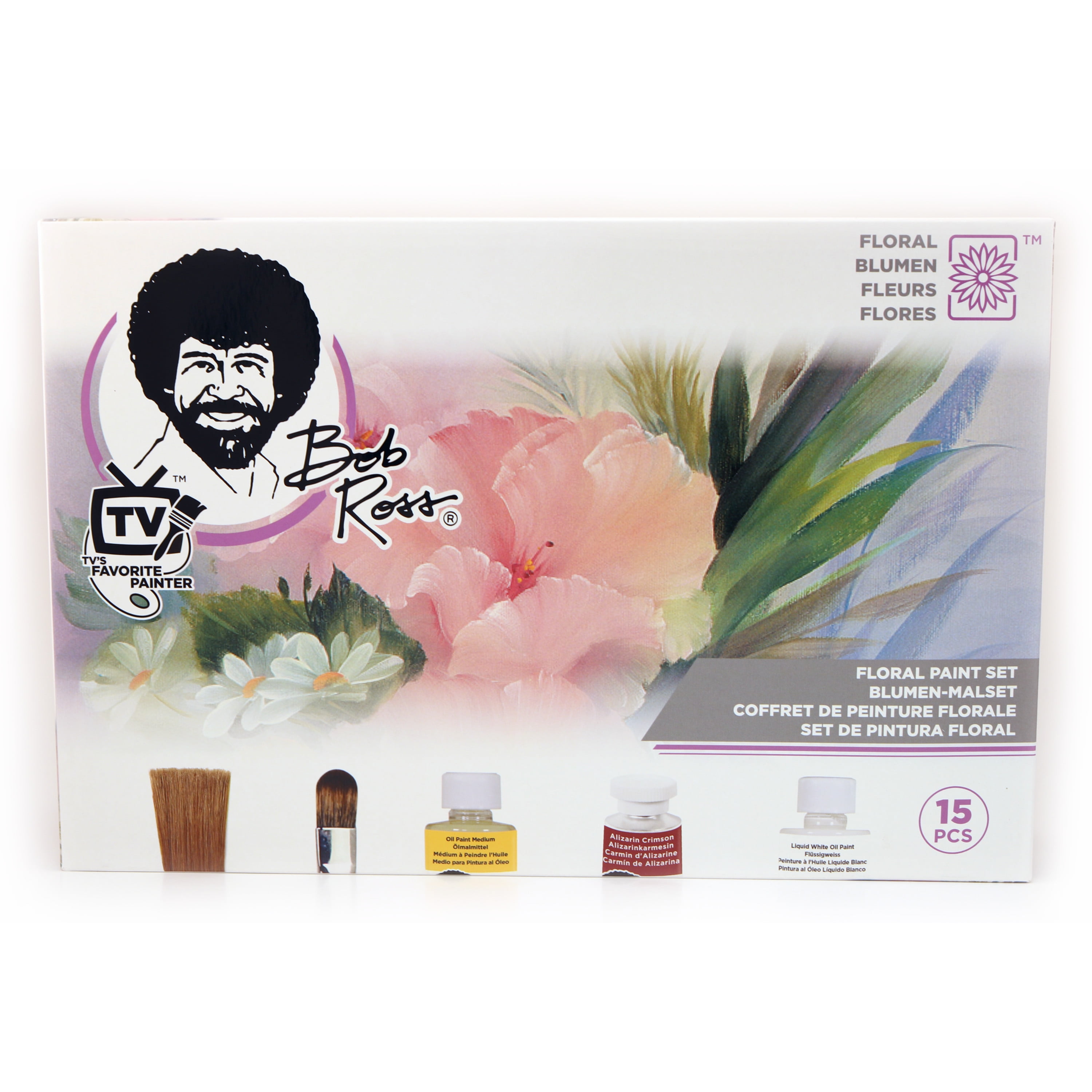 Bob Ross Flower Painting Set