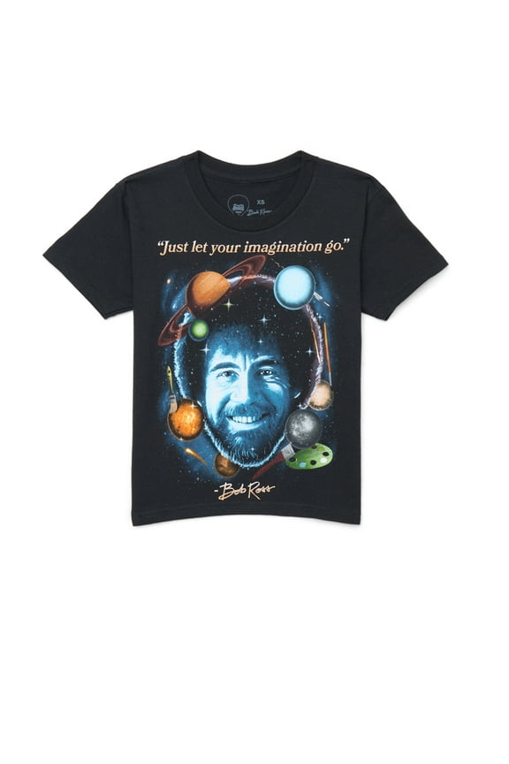 Boys' Galaxy Graphic Cotton Tee with Short Sleeves, Sizes 4-18