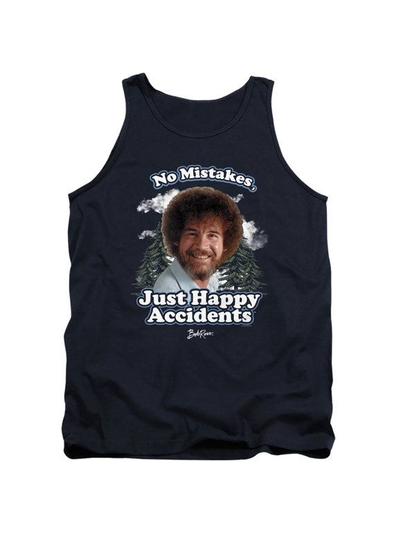 Happy Clouds Unisex Adult Tank Top, Navy, X-Large