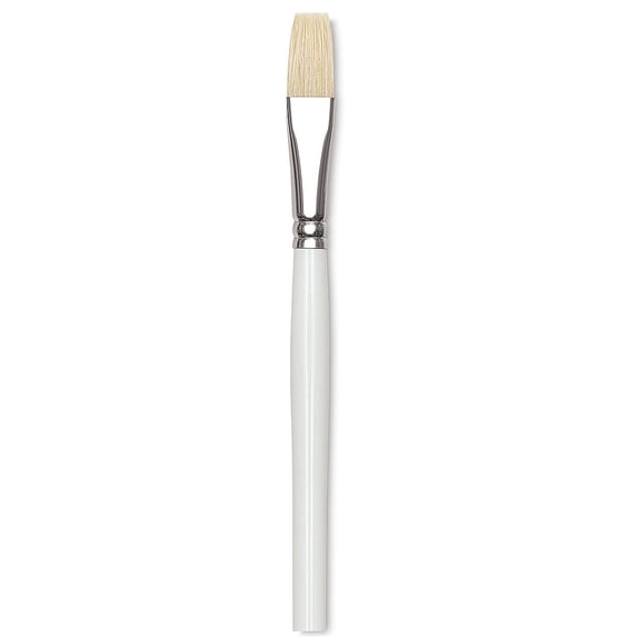 Bob Ross Hog Bristle Brush - Flat, 1/2"